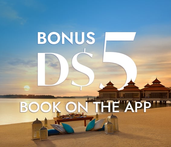 Book with the GHA DISCOVERY app and earn a bonus 5 DISCOVERY Dollars (D$). Complete your stays by 30 June 2026 to enjoy this limited-time offer.