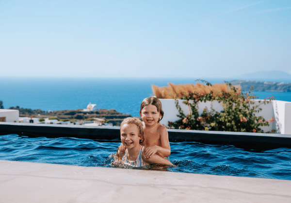 Kids in the pool